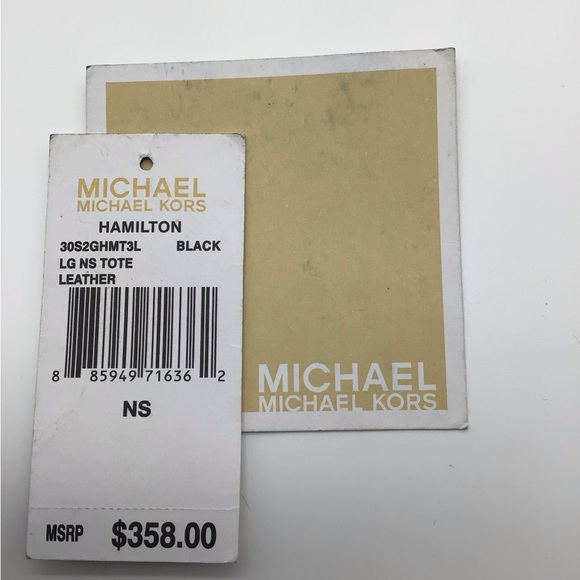 Michael Kors Hamilton Large North South Black Tote - Excellent Condition - Picture 5 of 16